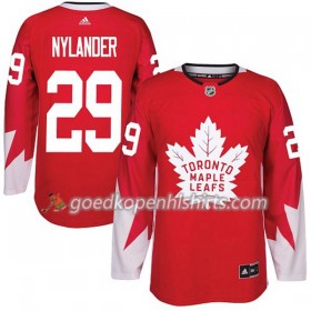 Toronto Maple Leafs William Nylander 29 Adidas 2017-2018 Rood Alternate Authentic Shirt - Mannen